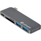 eSTUFF USB-C Slot-in Hub Space Grey eSTUFF USB-C Slot-in Hub Space Grey